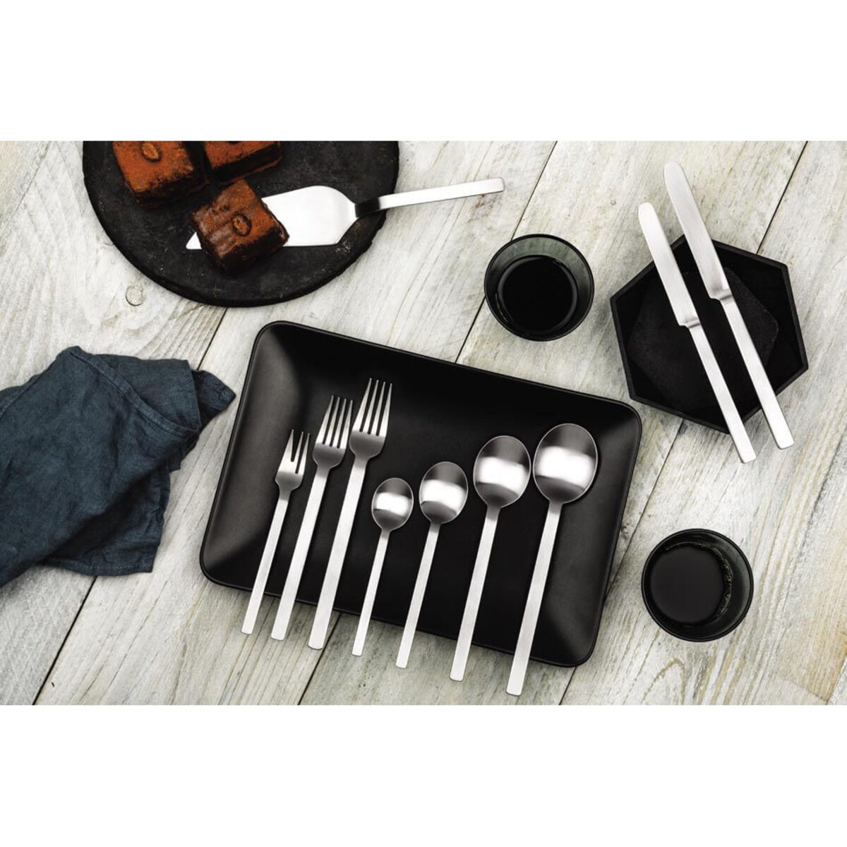 Zestaw 6 widelczyków do ciasta Gift Stile by Pininfarina, Mepra