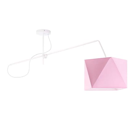 Lampa wisząca przegubowa sufitowa regulowana z abażurem diament MODERN