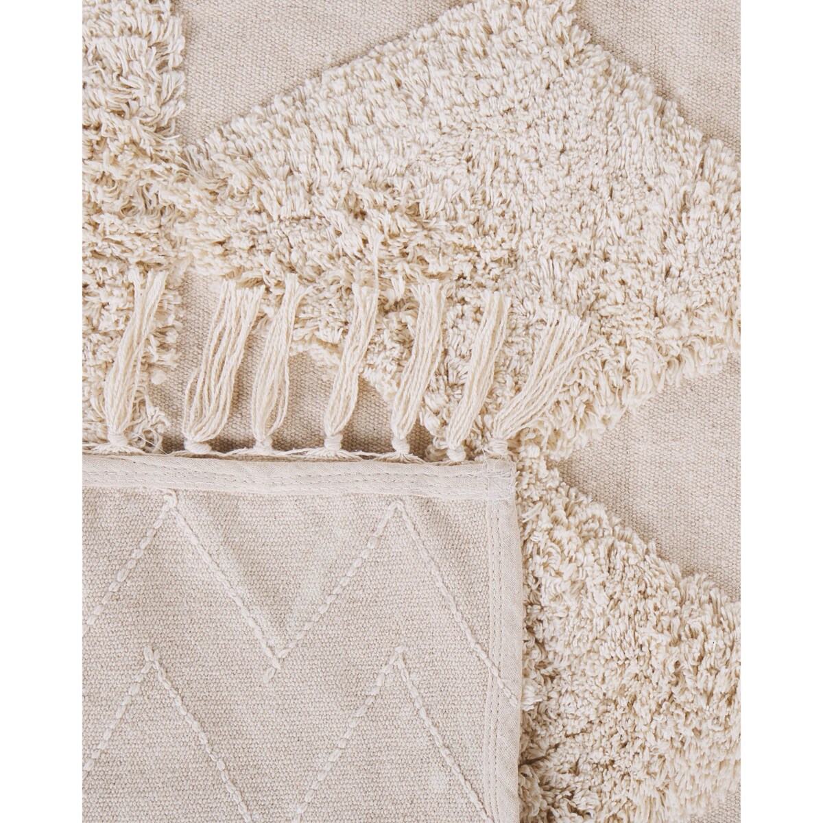 Dywan DIDIM Beżowy 160 x 230 cm Bawełna