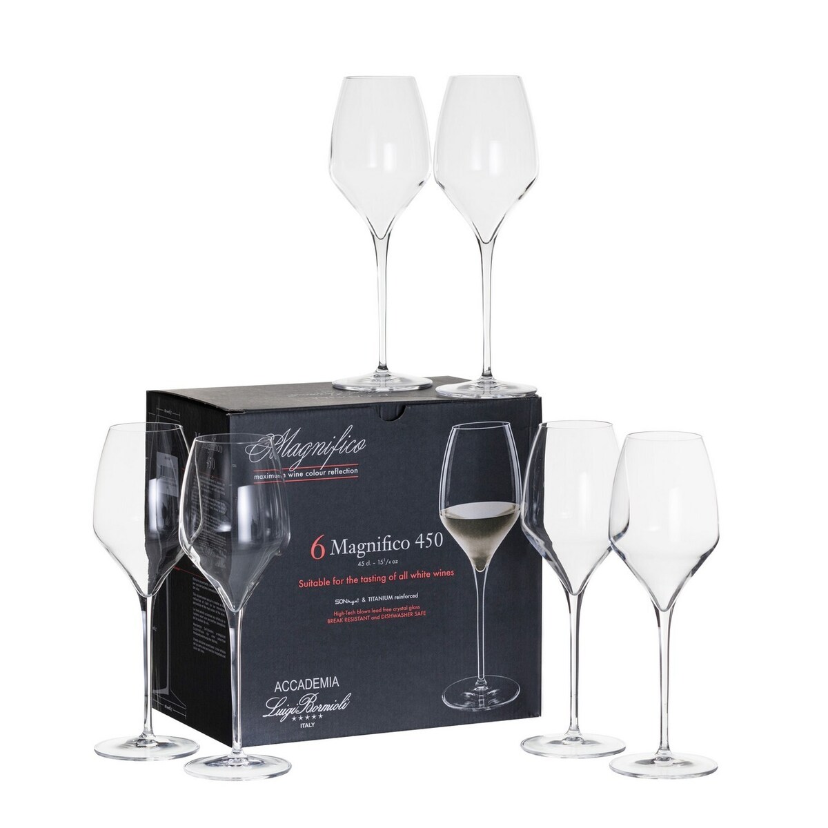 Kieliszki do wina Eccezionale 6szt. 450 ml, 5,8 x 8,5 x 26 cm