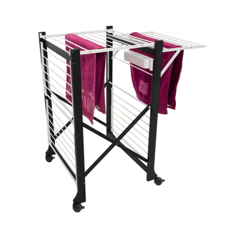 ARREDAMENTI ALIANTE Suszarka na pranie - 132 x 105 cm, Czarny