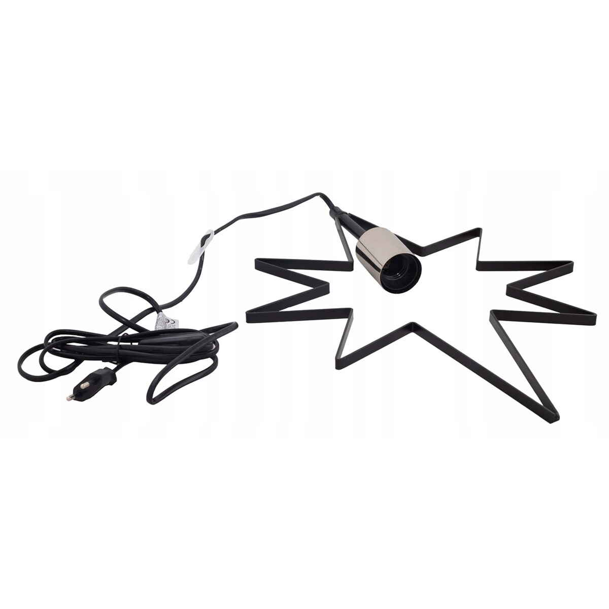 LAMPA wisząca GWIAZDA metalowa 45x32cm