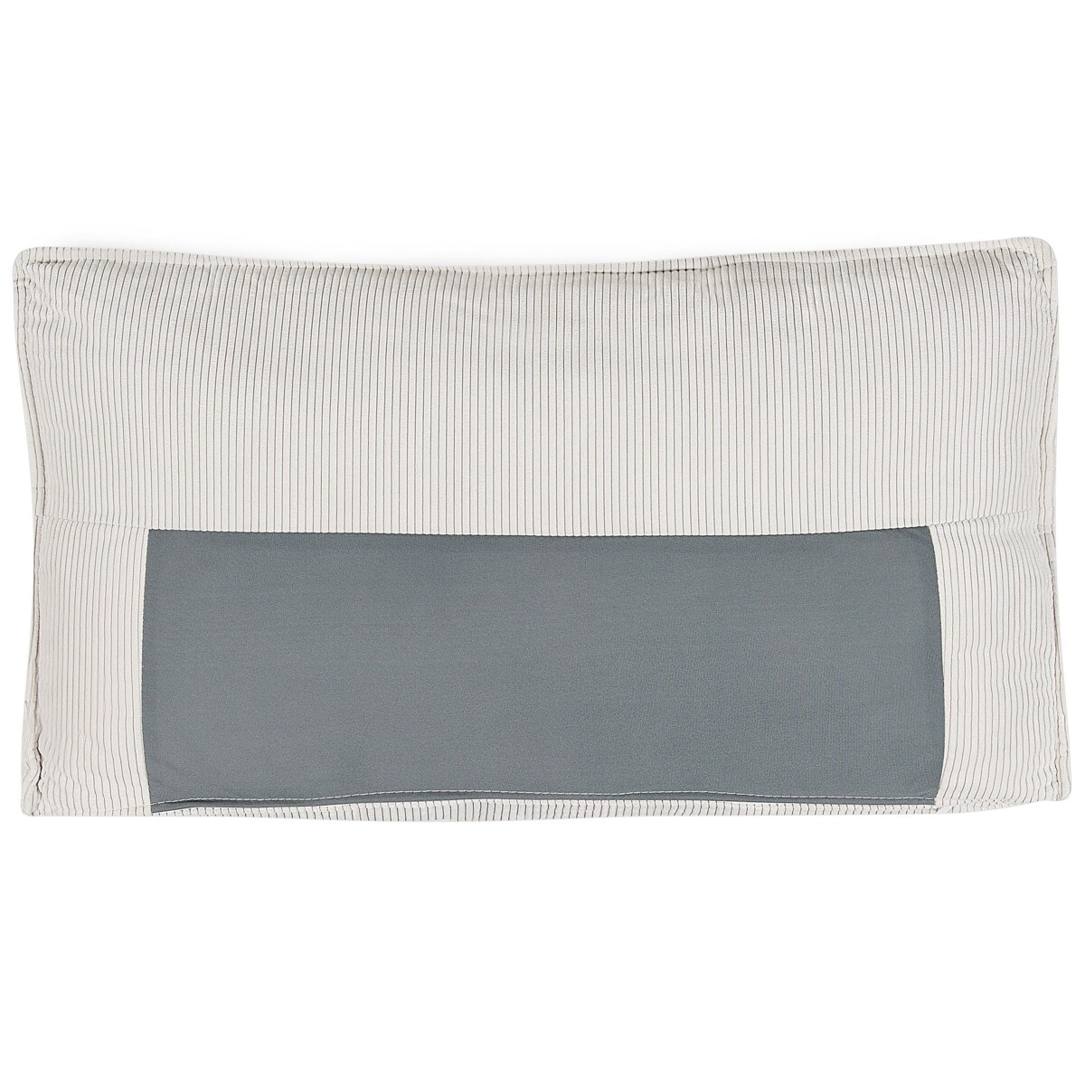 Narożnik prawostronny rozkładany sztruksowy złamana biel ABACKA