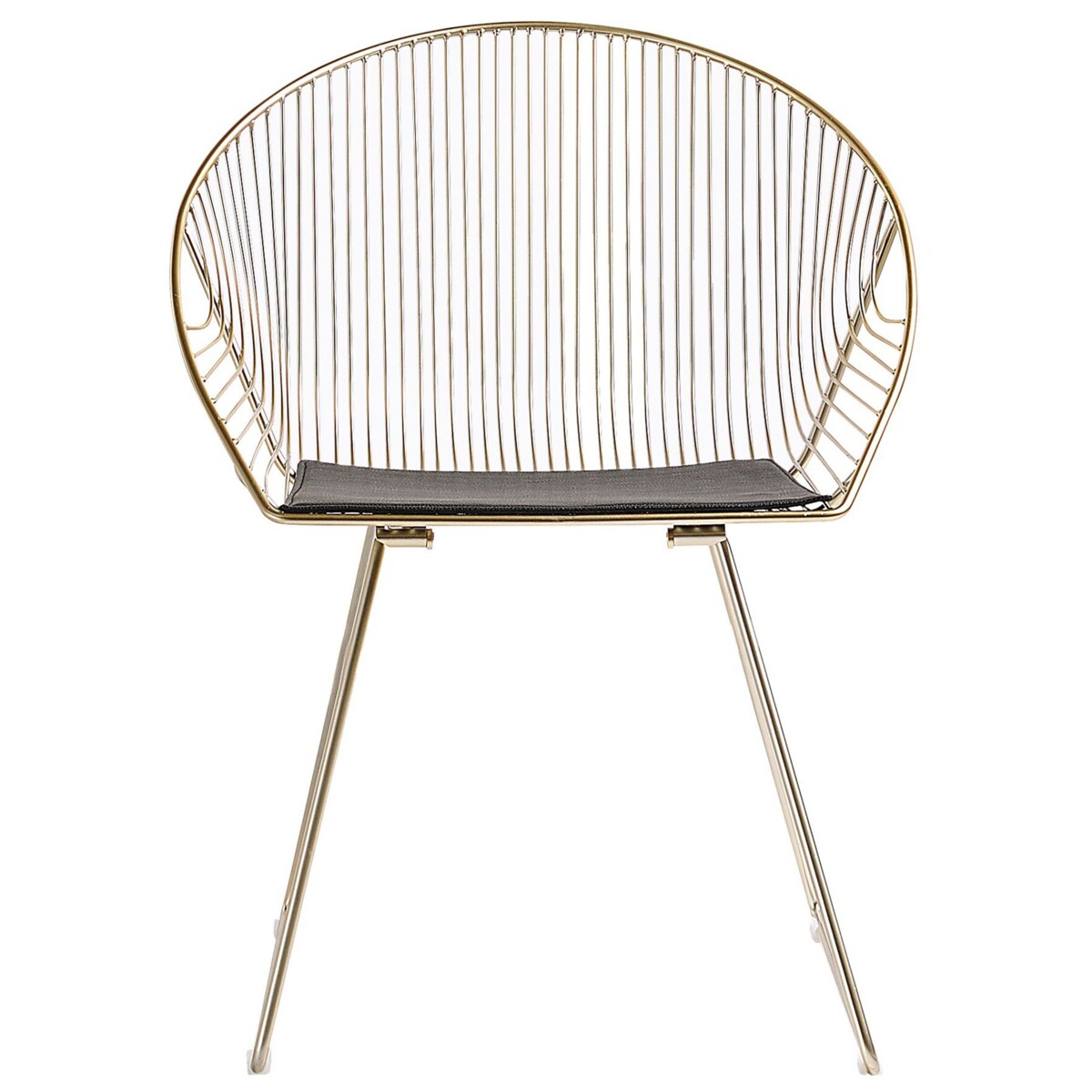 Zestaw 2 krzeseł do jadalni złoty AURORA