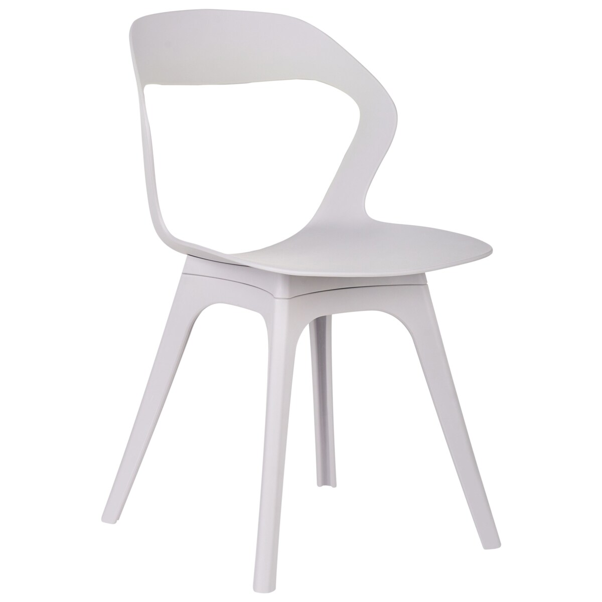 Zestaw 4 krzeseł LACHANIA Beżowoszary