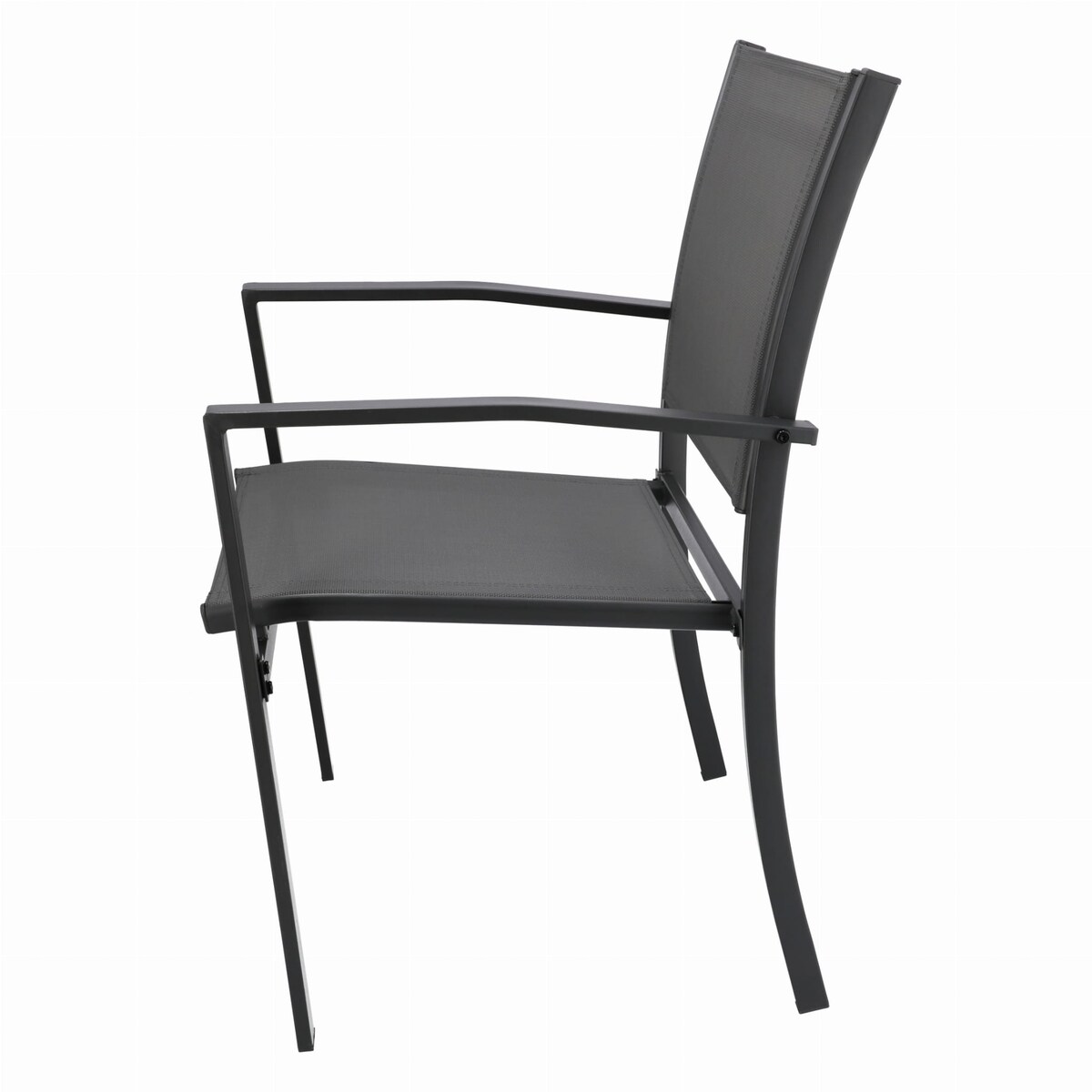 2 X Krzesło Ogorodowe Balkonowe Balkon Taras Komplet Zestaw Stal Nowoczesne