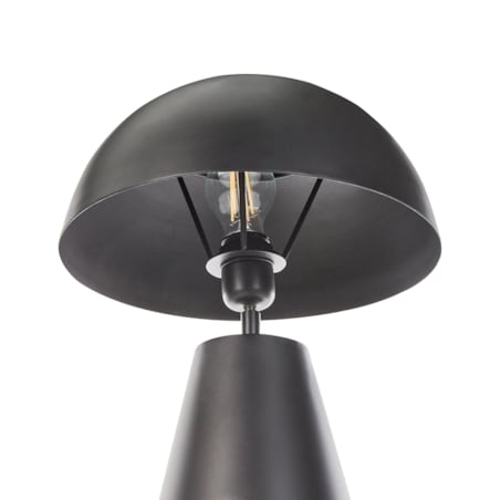 Lampa stołowa metalowa czarna PALMIET