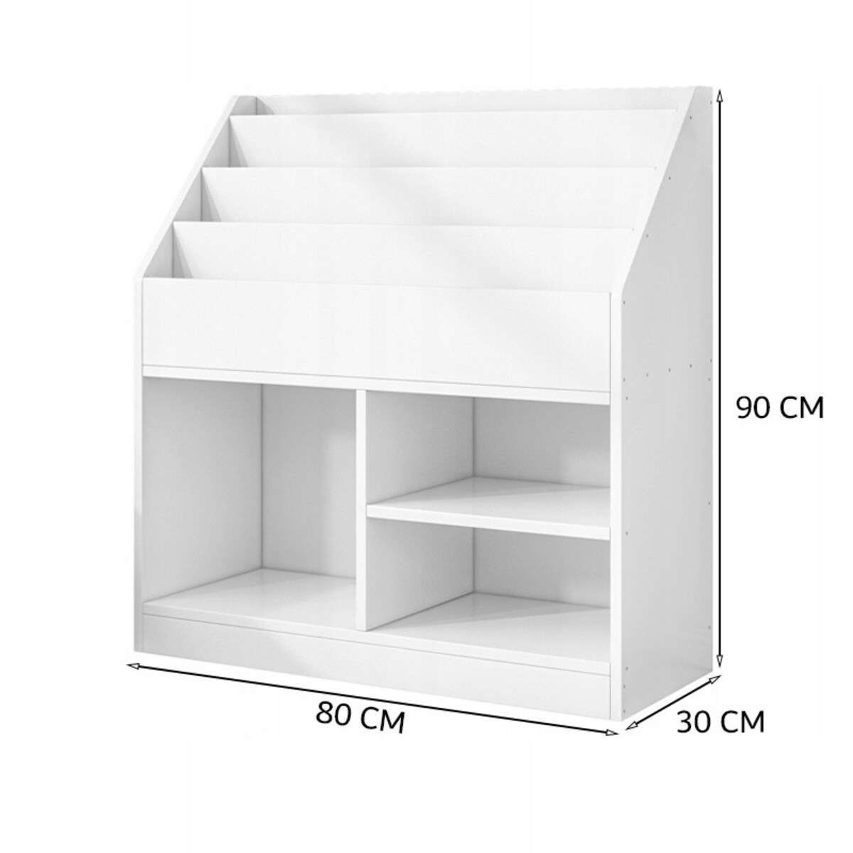 Regał na książki szafka na zabawki stojąca biblioteczka