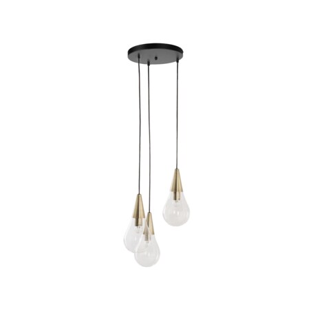 Lampa wisząca 3-punktowa mosiężna VESLE