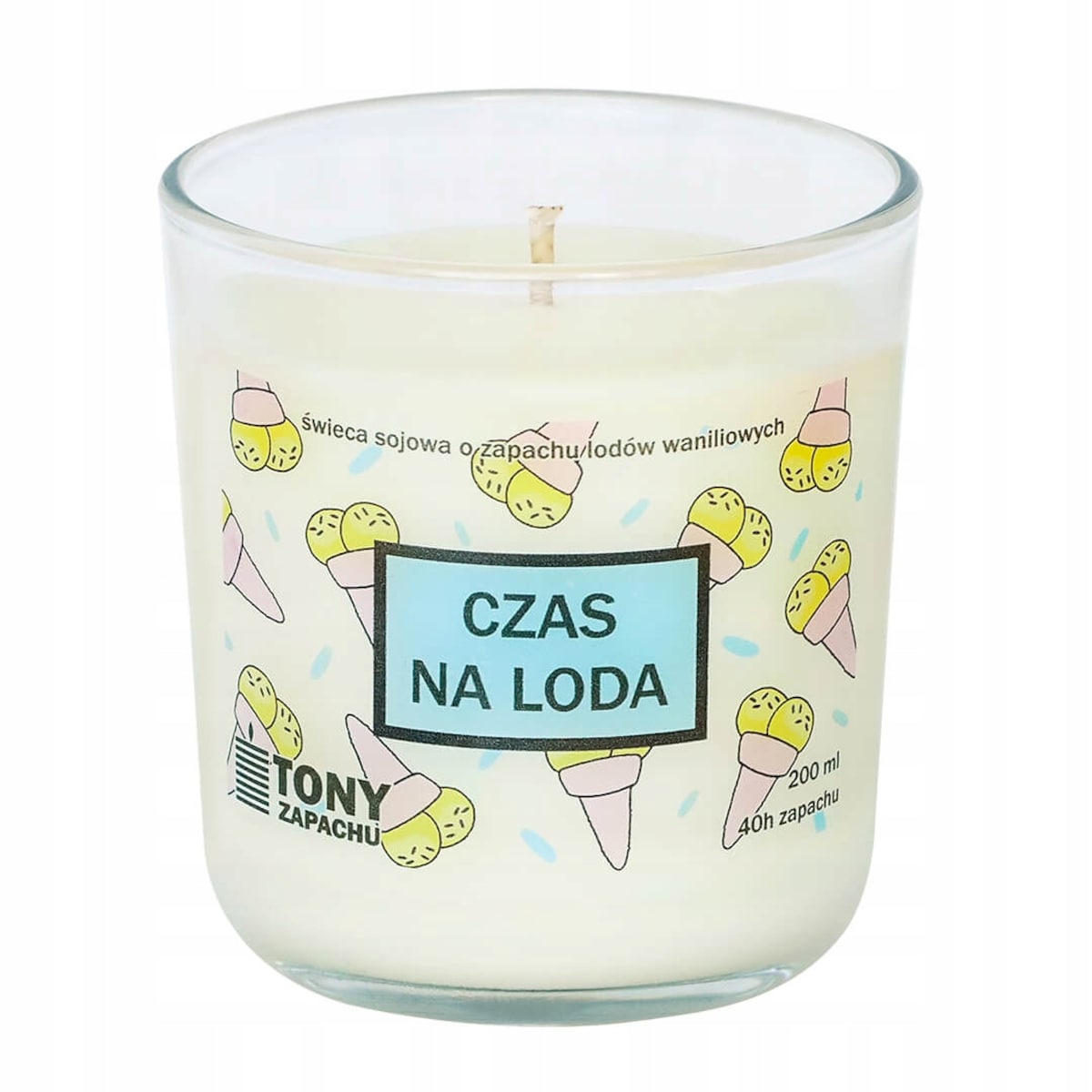 "CZAS NA LODA " ŚMIESZNY ZABAWNY PREZENT UPOMINEK NA DZIEŃ CHŁOPAKA ŚWIECA