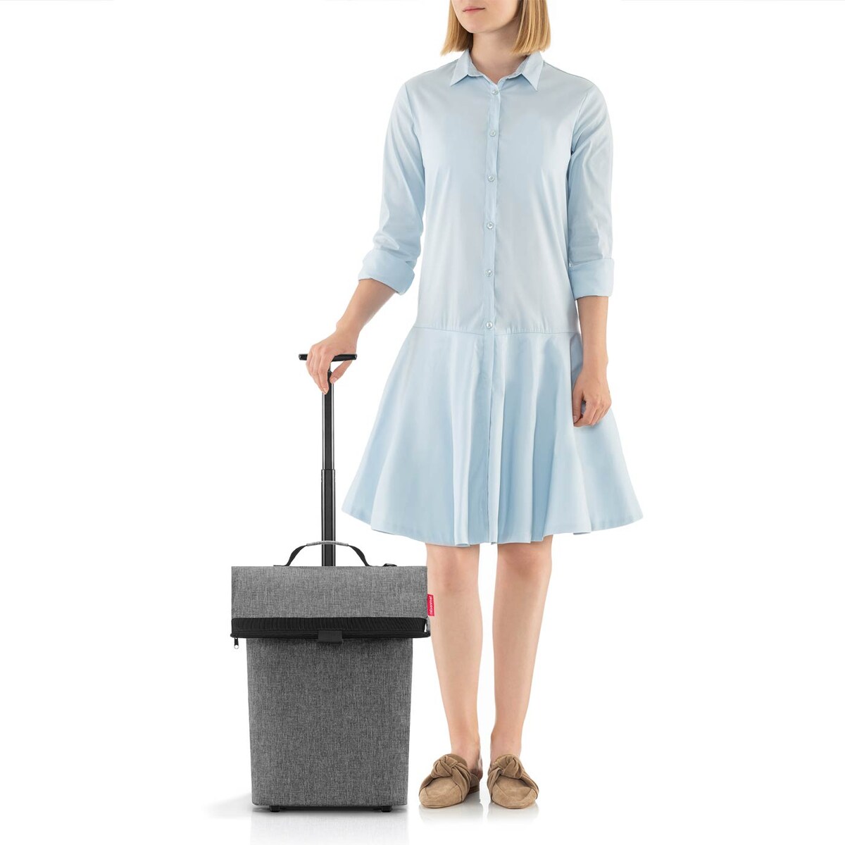 Wózek TROLLEY M, twist silver