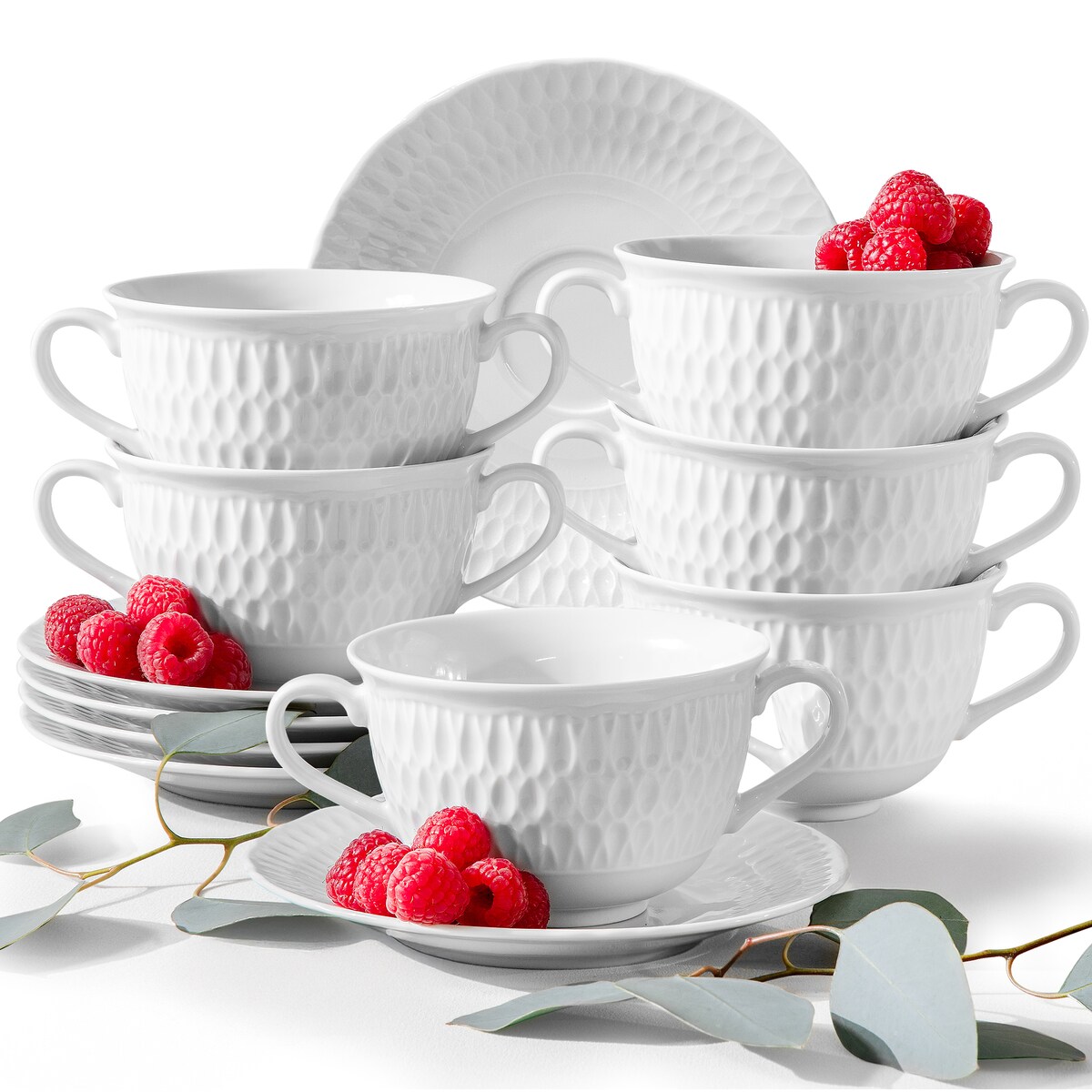 Konsimo SOFIA Bulionówka ze spodkiem 6 szt.