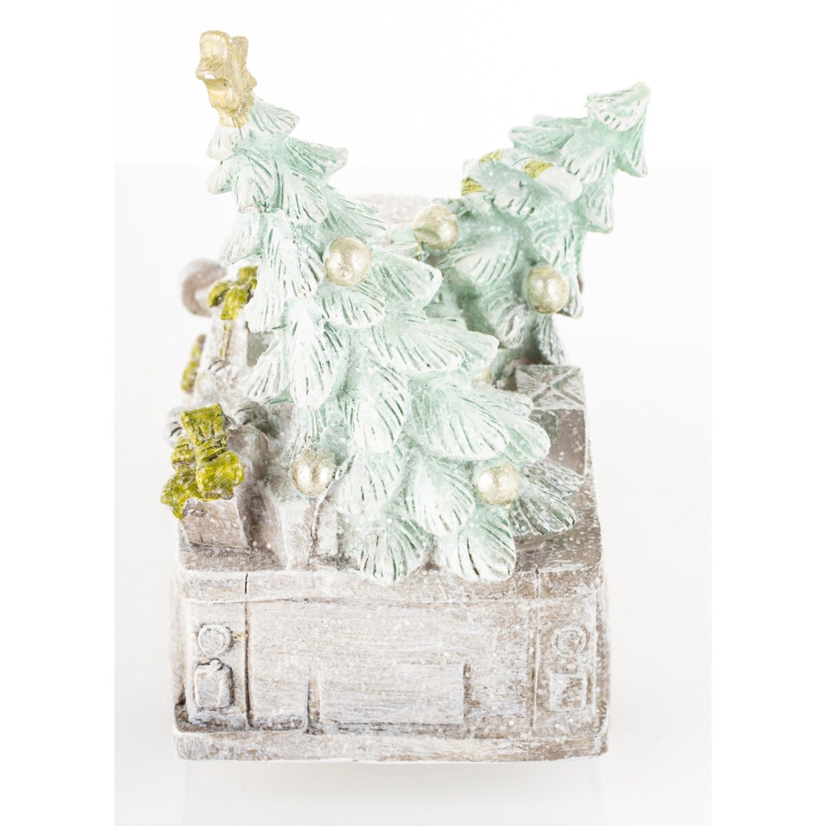 Dekoracja - samochód LED 13x15x8 cm CAMION- 2 para choinek