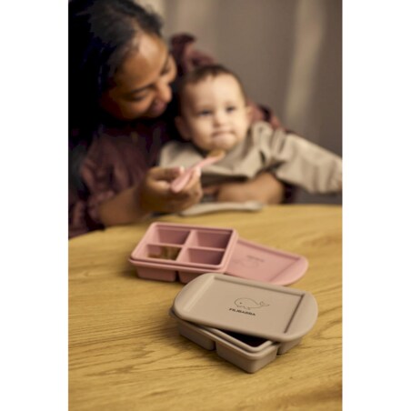 Filibabba Silikonowy pojemnik do mrożenia posiłków 2pack Rose Mix