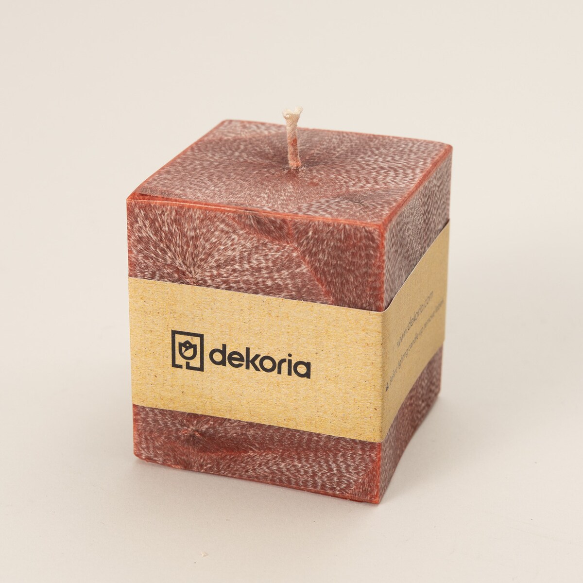 Świeca zapachowa palmowa kostka Your Inspiration, 7,5x7,5x8,5 cm