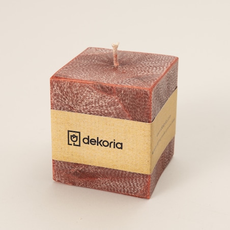 Świeca zapachowa palmowa kostka Your Inspiration, 7,5x7,5x8,5 cm