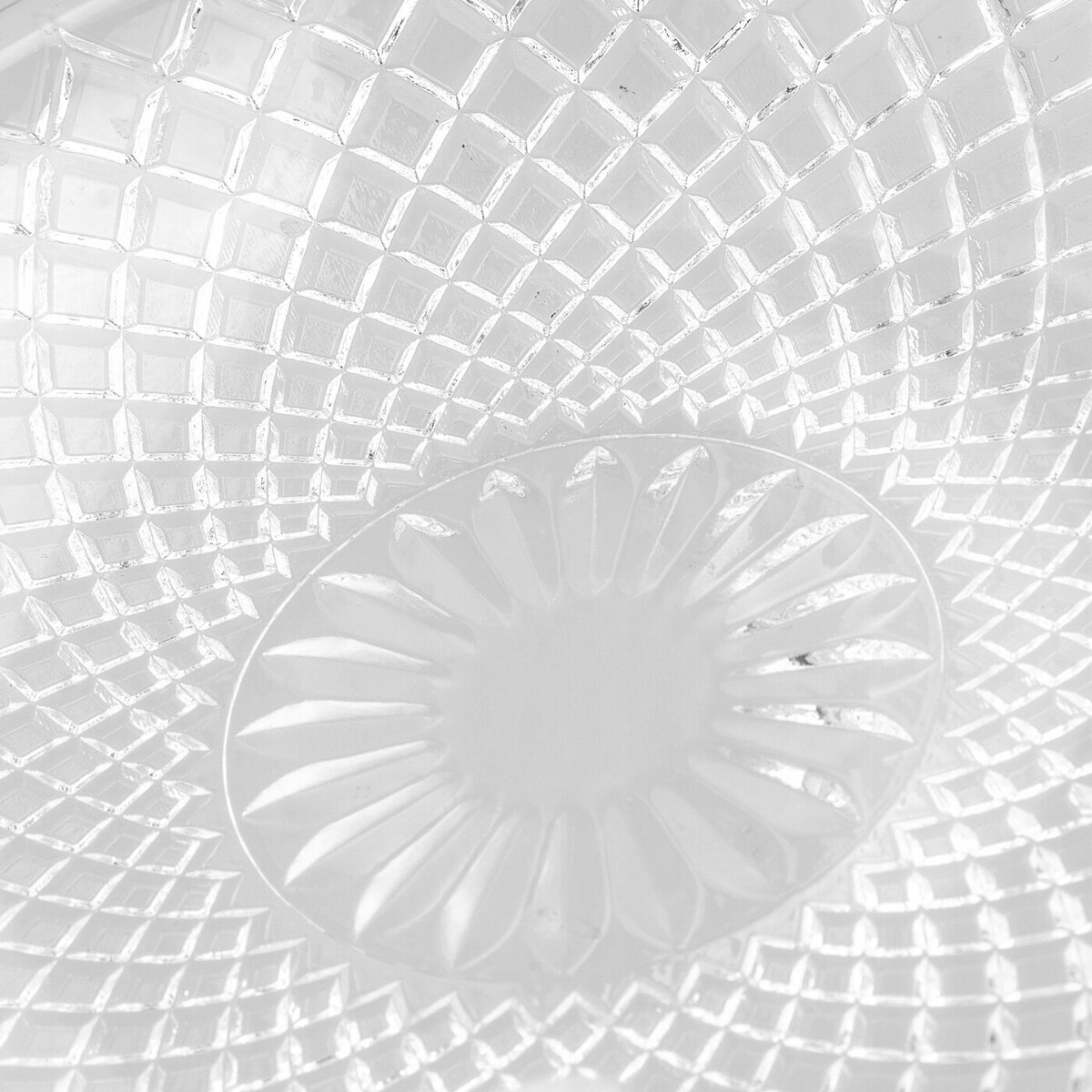 TALERZYKI DESEROWE SZKLANE 6szt WZORZYSTE 20cm na desery ciasto prezent