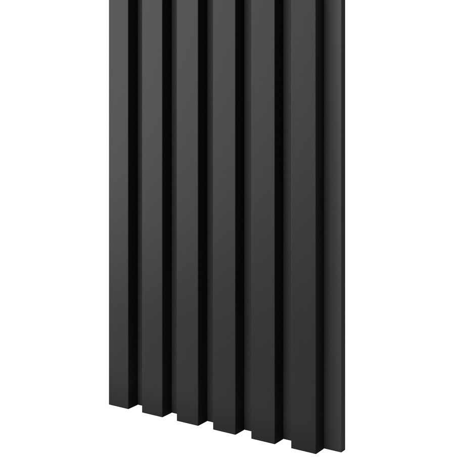 LAMELE SLIM NA PŁYCIE MDF - CZARNY MAT