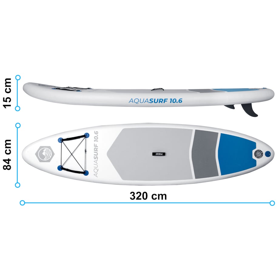 Deska SUP do pływania pompowana Paddle Aquasurf 320cm Neo-Sport