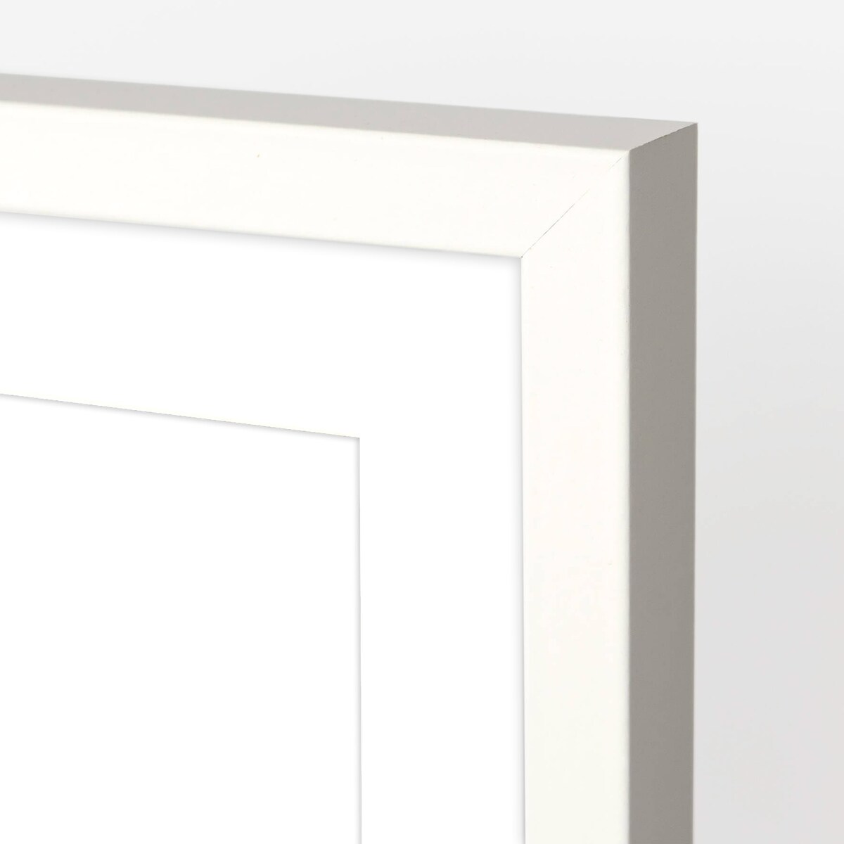 Ramka na zdjęcia 3x 10x10 4x 10x15 1x 15x21 biała galeria na 8 zdjęć ramka 40x50 cm FRAMAI