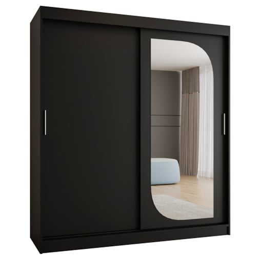 Szafa przesuwna LUCY 180 czarny