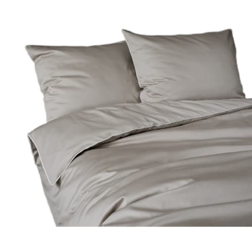 Pościel Pure z Makosatyny bawełnianej 160x200 Beżowa Premium