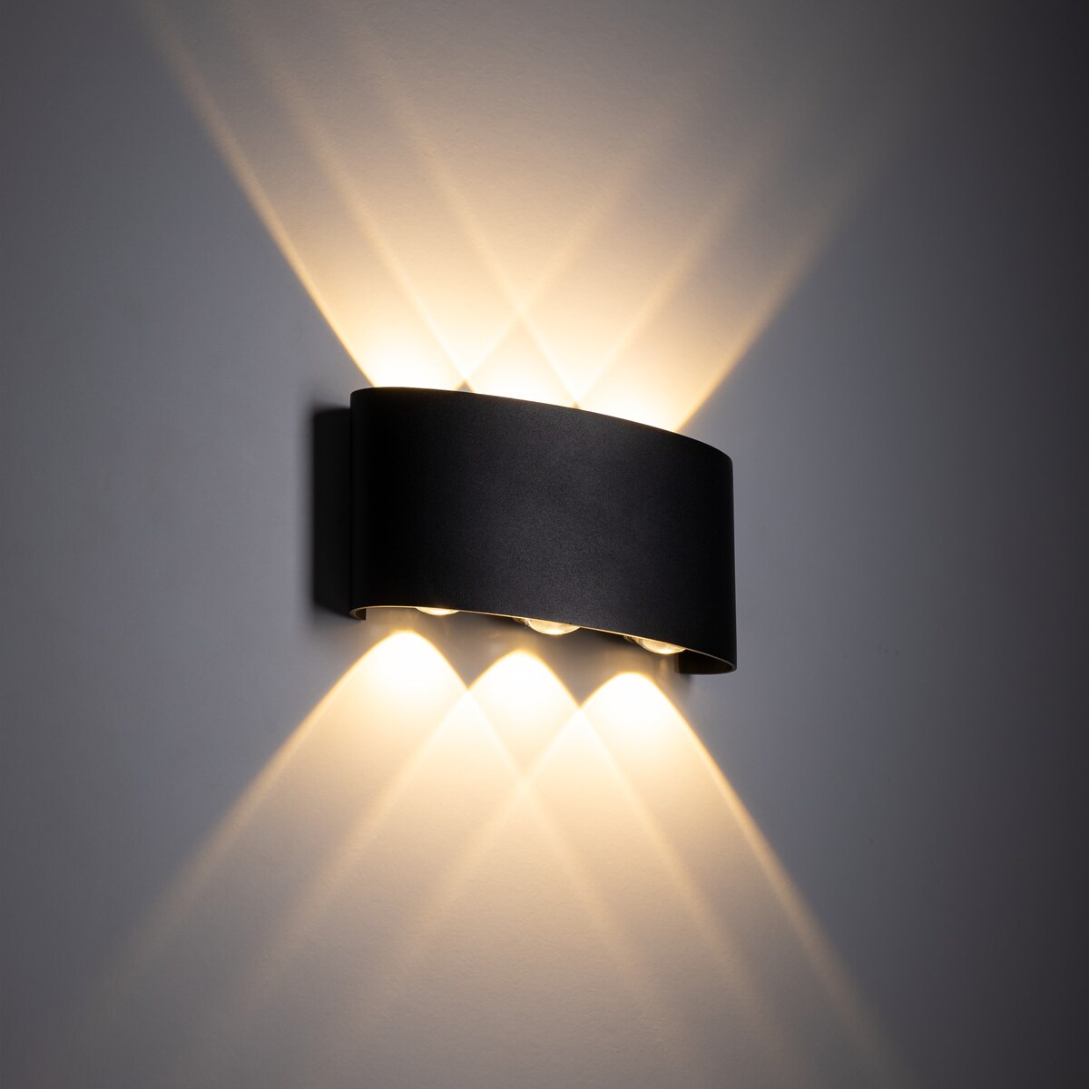 Oprawa natynkowa ścienna LED 1W IP54 ARROW Black 18181 TK Lighting czarna zewnętrzna elewacyjna 230V