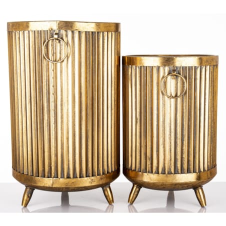 Osłonka - 2 szt. złote 55x34cm i 44,5x29 NAYANA-2 wysokie