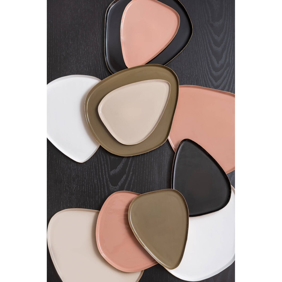 Taca na perfumy MILA, metalowa, 26 x 29,5 cm