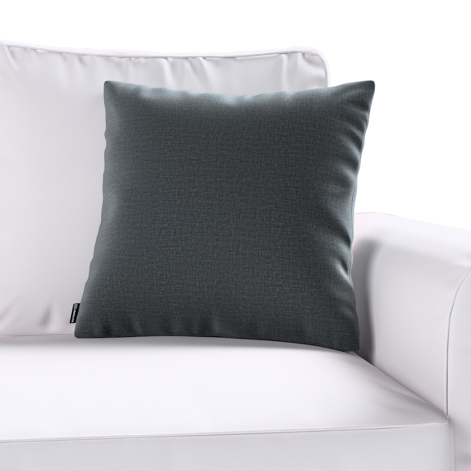 Poszewka Kinga na poduszkę 43x43 grafitowy welwet