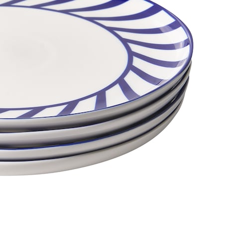 Zastawa stołowa 24-częściowa SHISO Porcelana Biały/ niebieski