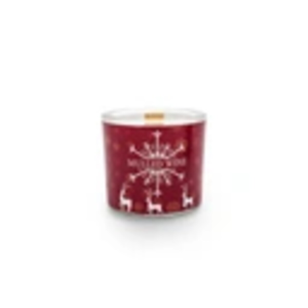 Świeca Zapachowa Sojowa Świąteczna /Drewniany Knot/40h/Mulled Wine 200g