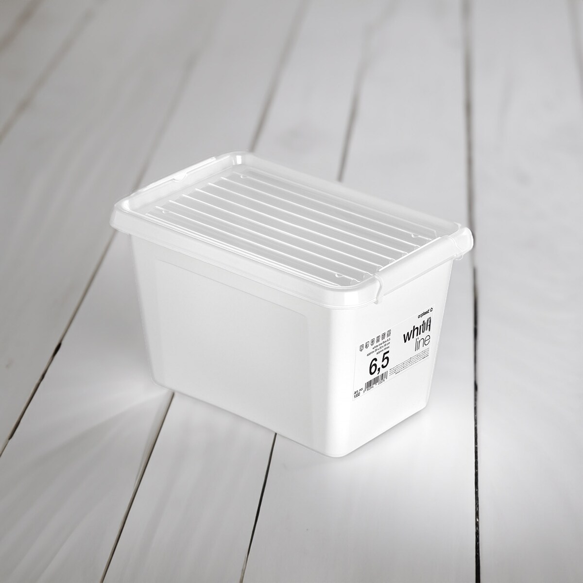 Pojemnik Plastikowy Pudełko Z Pokrywą Do Przechowywania Box Organizer 6,5L