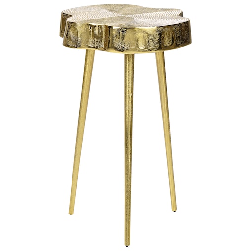 Stolik pomocniczy TAUPO Metal Złoty