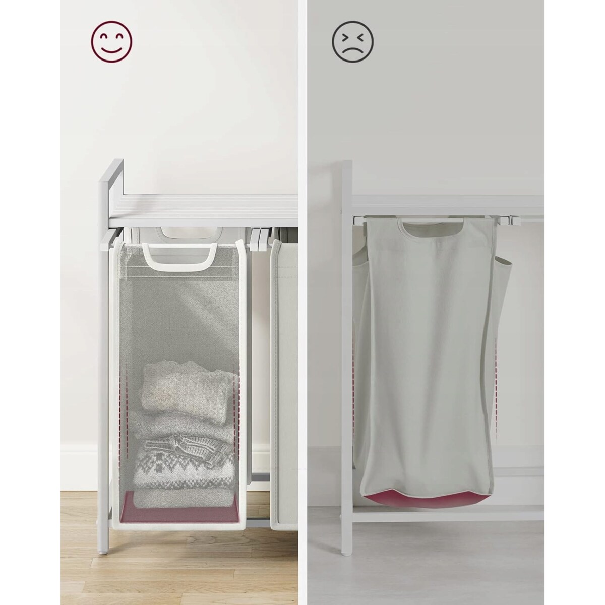 Szafka Łazienkowa Przechowywanie 92,5X33X72 Cm Biały