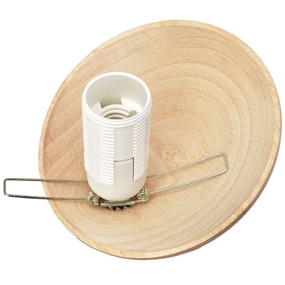 Loftowa LAMPA wisząca SFERA WOOD MLP5425 Milagro skandynawska OPRAWA szklane kule ZWIS kaskada biała drewno