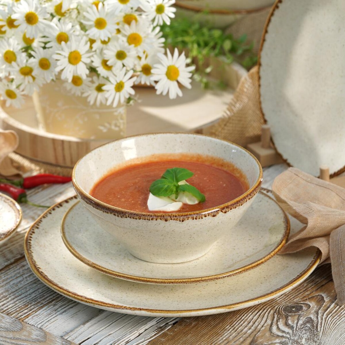 VILLA ITALIA Miska na zupę ceramiczna 17 cm RUSTICO