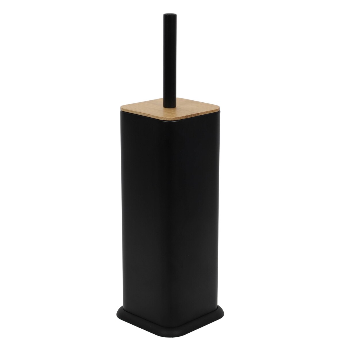 Szczotka WC ZETRU, z bambusowym wieczkiem