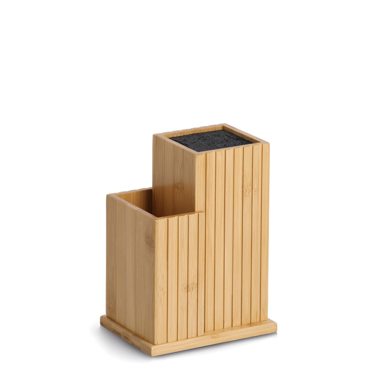 Bambusowy blok na noże z organizerem ZELLER