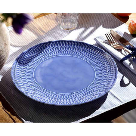 Talerz płytki 26 cm Sofia Szafirowa LB03