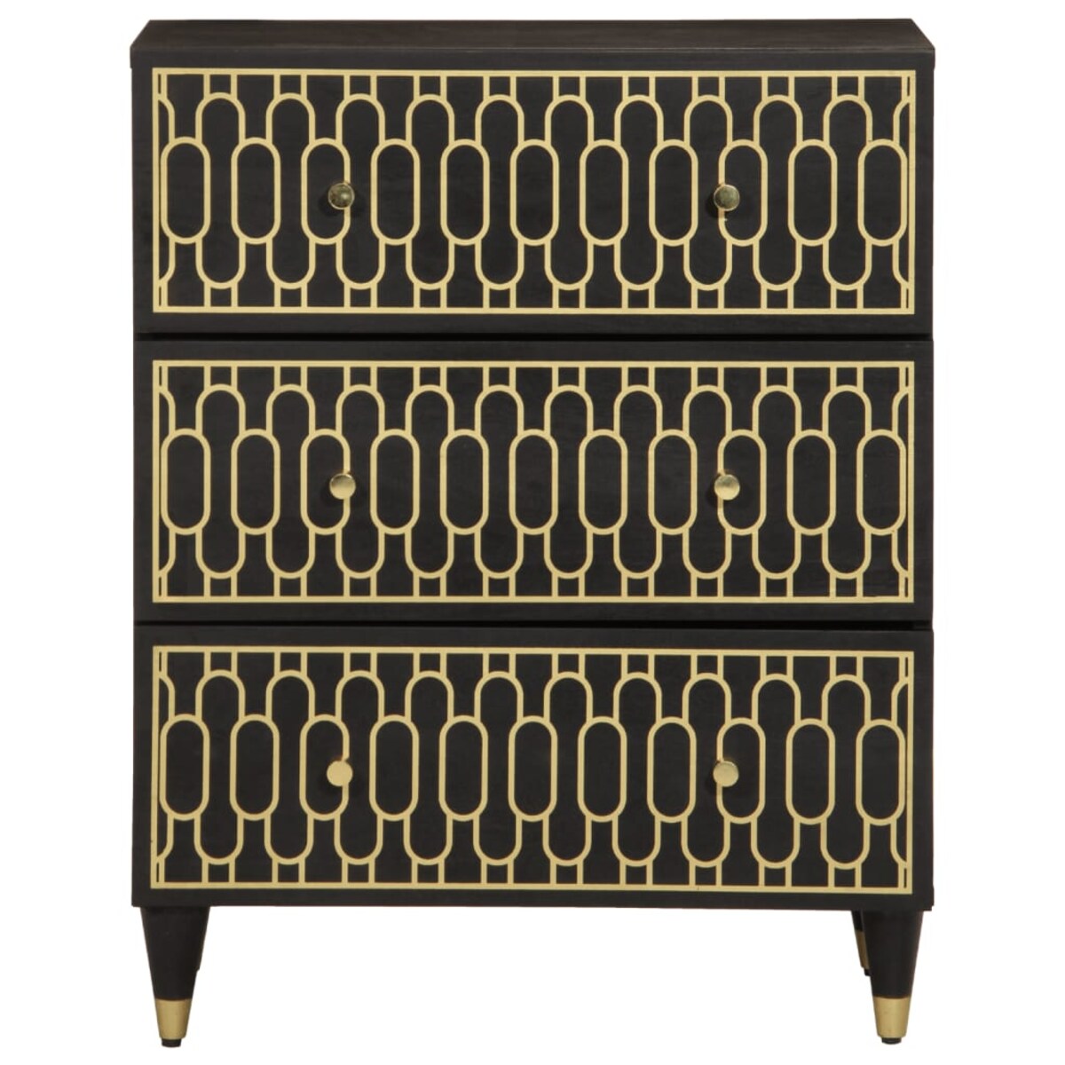 vidaXL Szafka, 60x33x75 cm, lite drewno mango