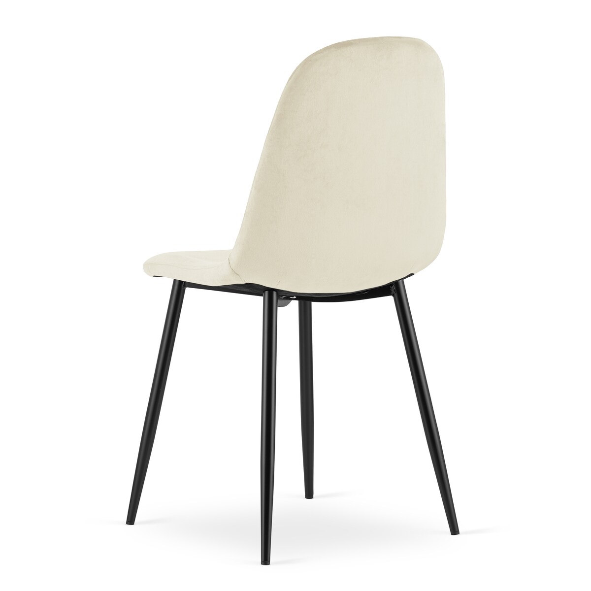 Krzesło Asti nowoczesny design, Beż Aksamit X2