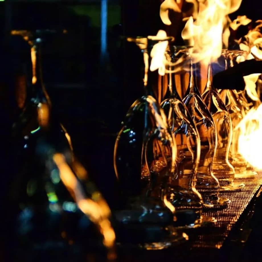 Kieliszki do wódki nalewki szotów Sterling 6x40 ml zwężane z grubym dnem