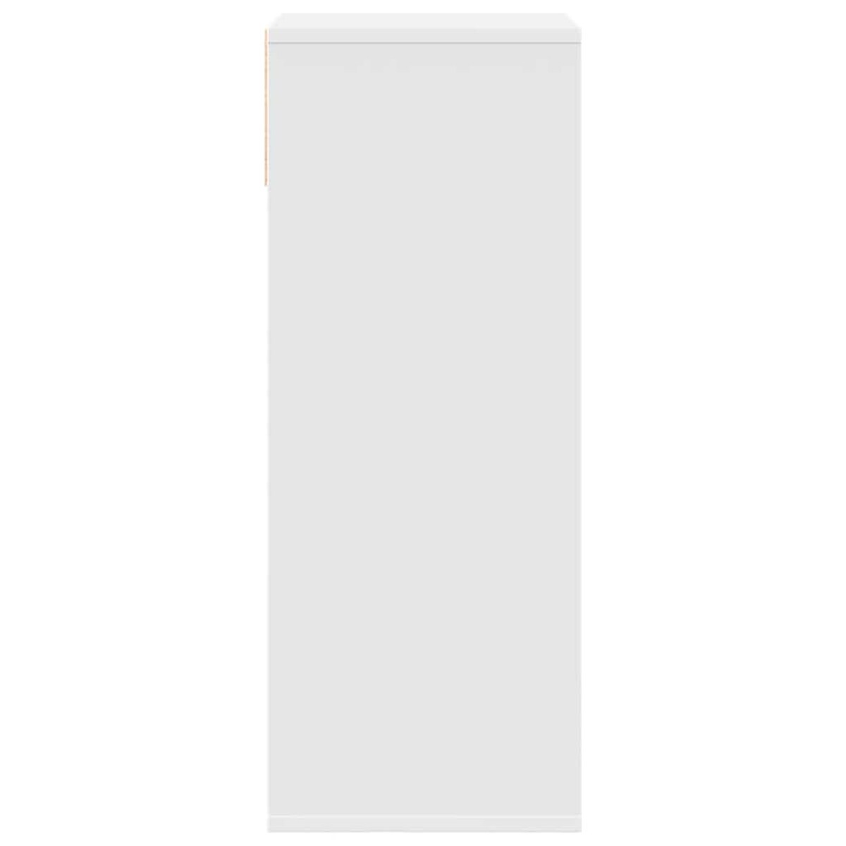 vidaXL Regał na książki, biały, 34x31x80 cm, materiał drewnopochodny