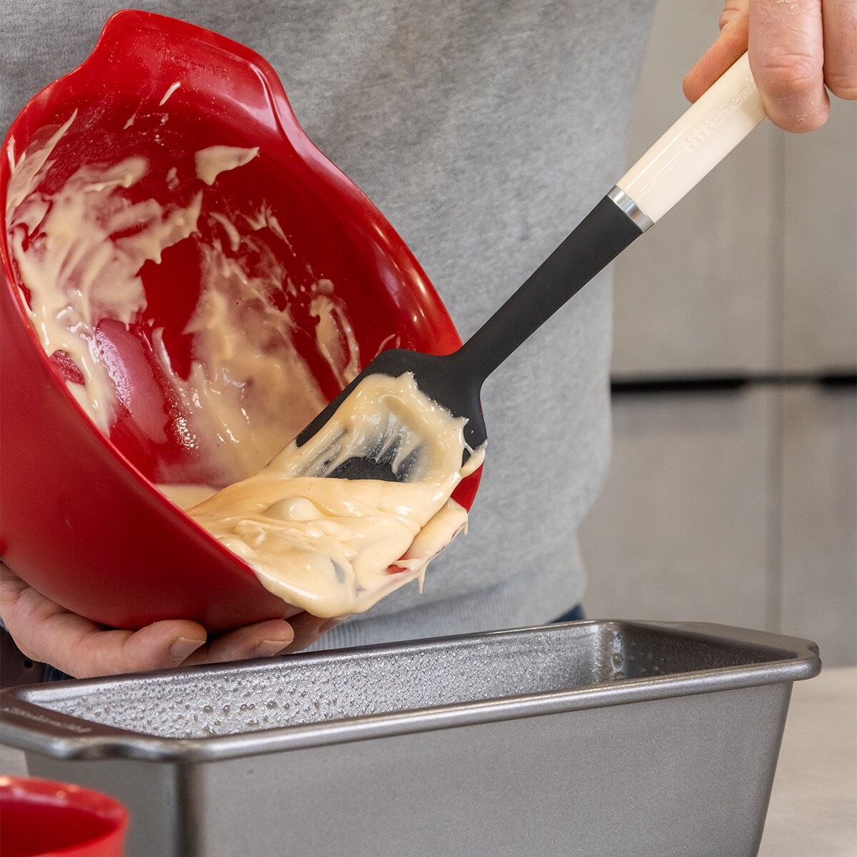 KitchenAid łyżka silikonowa do miski CORELINE Almond Cream