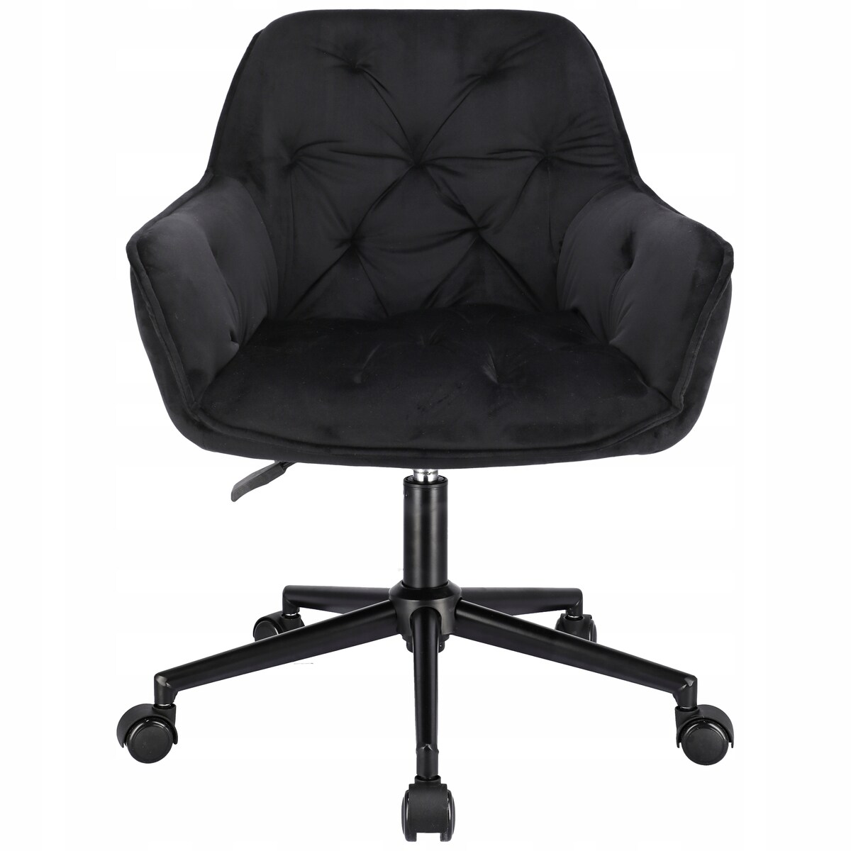 Fotel LARGO czarny na czarnej stopie