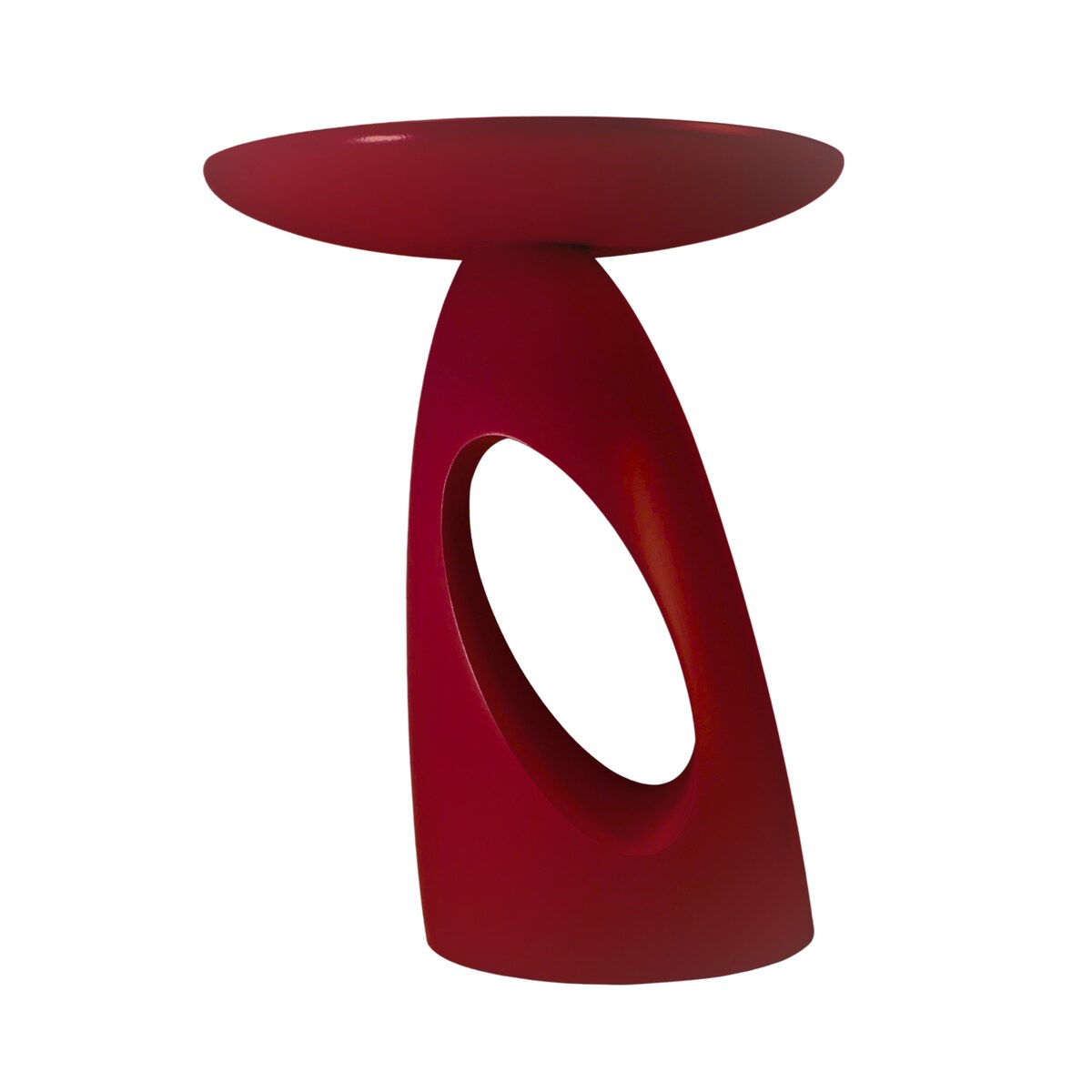 Stolik drewniany różne kolory Island, kolor bordowy