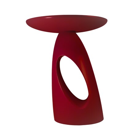 Stolik drewniany różne kolory Island, kolor bordowy