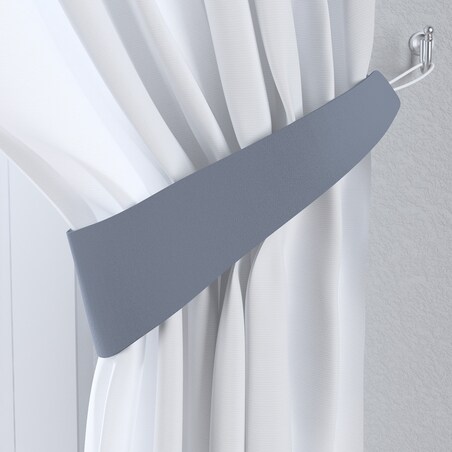 Podwiązka Victoria, stalowy szary, 12 x 70 cm, Blackout Semi (Dimout)