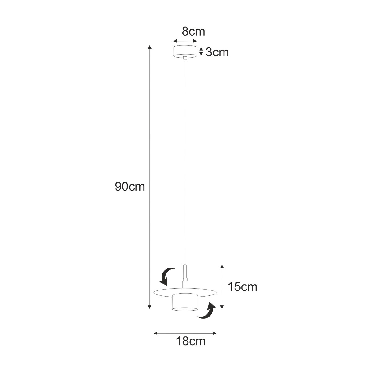 Lampa wisząca K-5455 z serii BURGAS